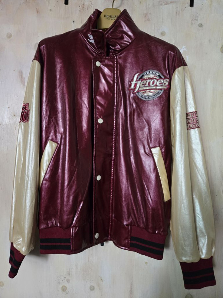 무배) 넥센 히어로즈 유니폼 유광 자켓 야구 점퍼 M--1