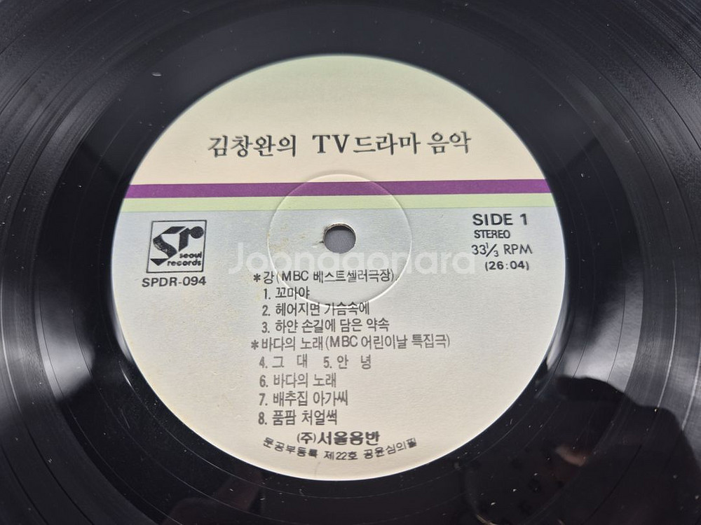 산울림 김창완의 새로운 여행 LP판--3