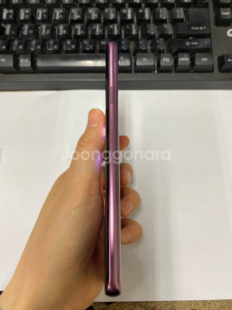 SK 갤럭시S9플러스 퍼플 외관깔끔 64G 무잔상--5
