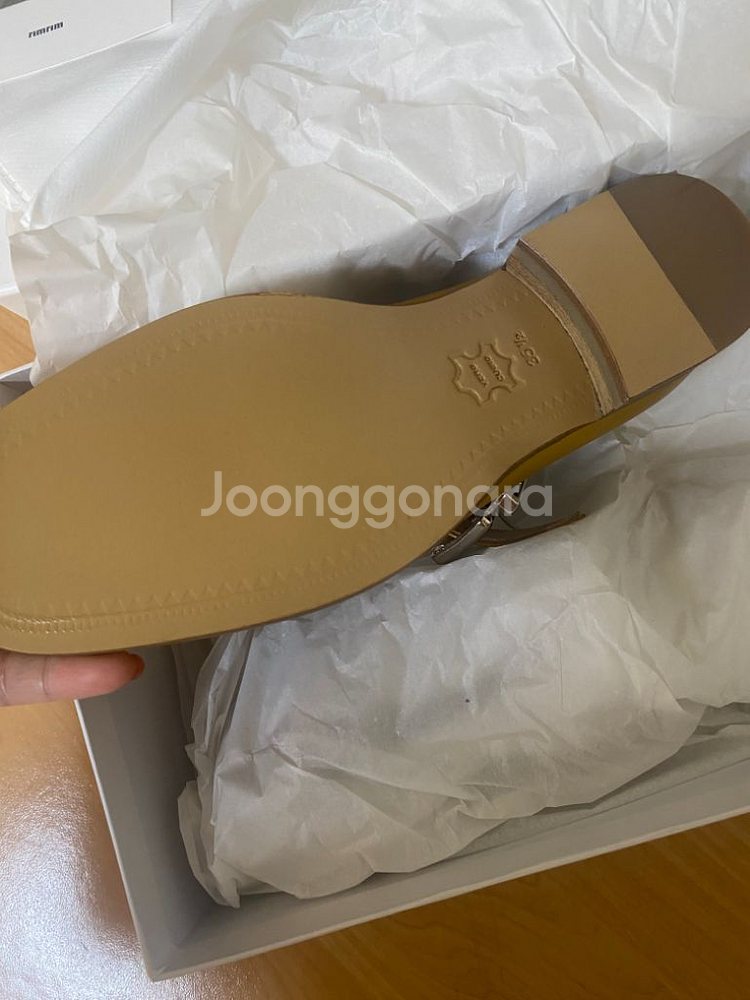 (새상품) 정가 24.8 림림 메리제인 수제화 머스타드--4
