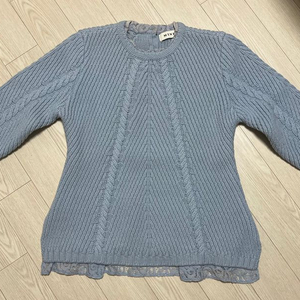 마인MINE 울 케이블 니트 (Free)