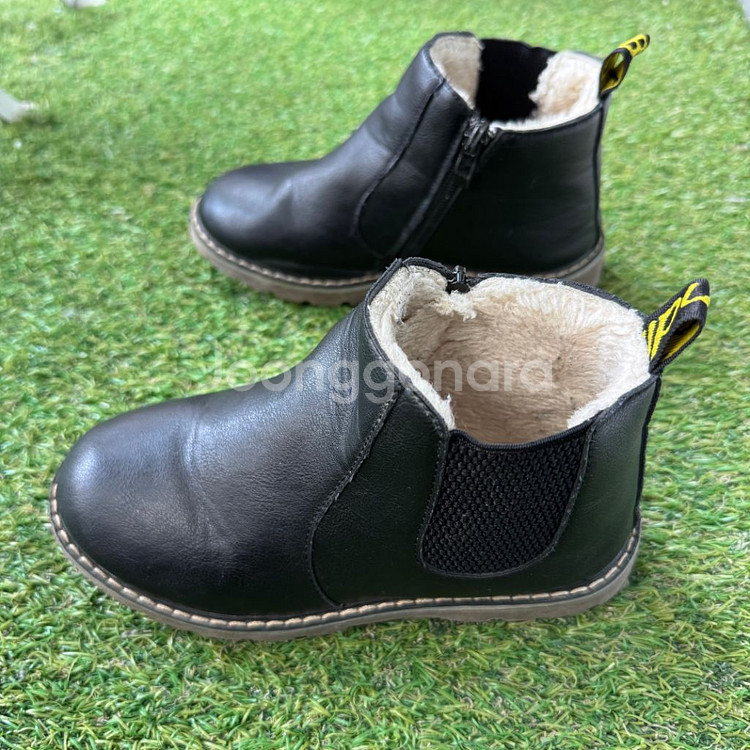 유아 아동 첼시 털안감 부츠--4