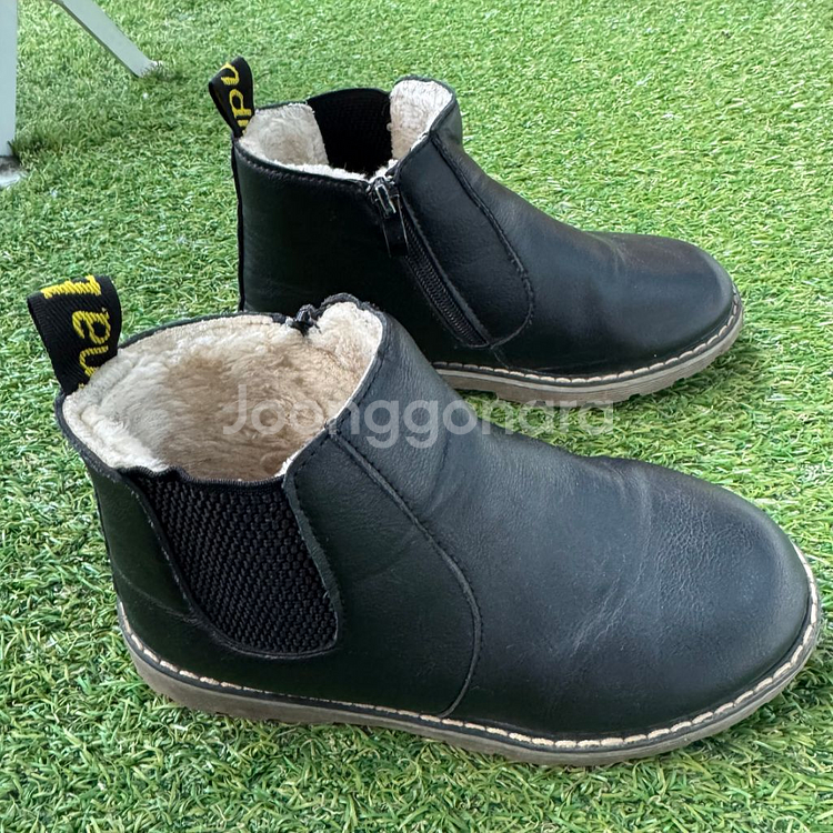 유아 아동 첼시 털안감 부츠--3