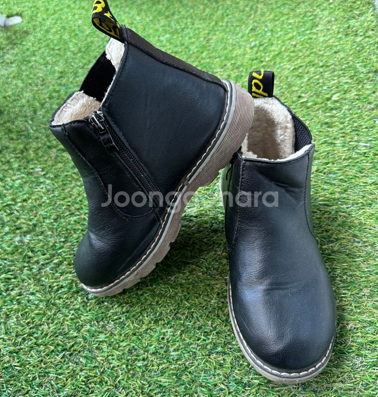 유아 아동 첼시 털안감 부츠--0