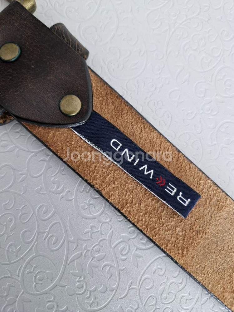 FULL GRAIN LEATHER 통가죽벨트 정품--3