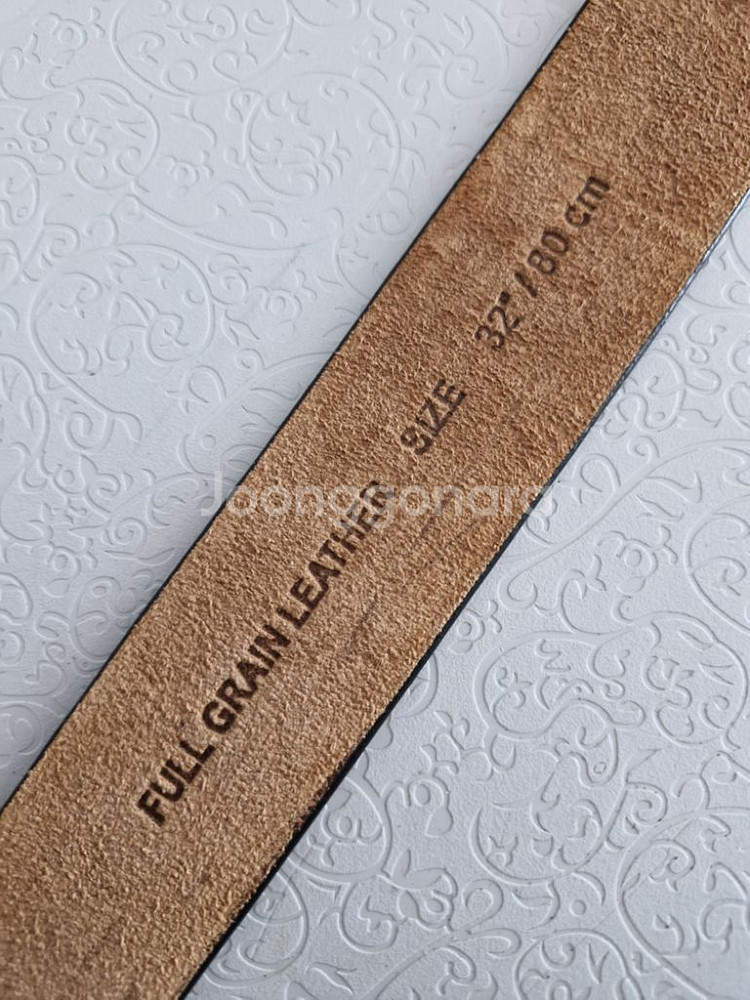 FULL GRAIN LEATHER 통가죽벨트 정품--4