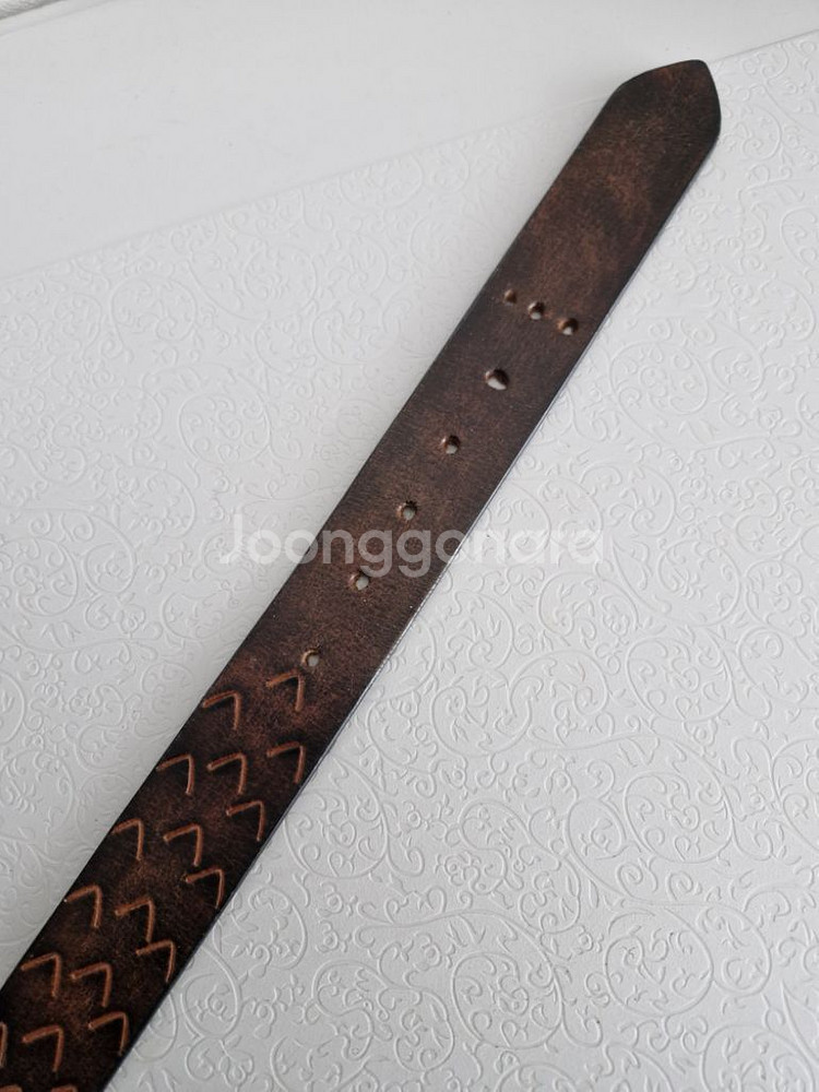 FULL GRAIN LEATHER 통가죽벨트 정품--7