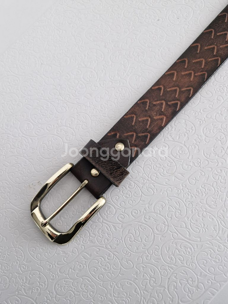 FULL GRAIN LEATHER 통가죽벨트 정품--2