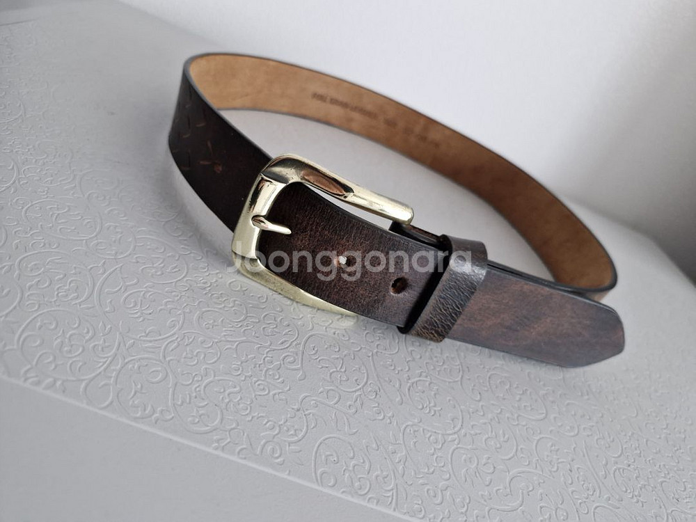 FULL GRAIN LEATHER 통가죽벨트 정품--5