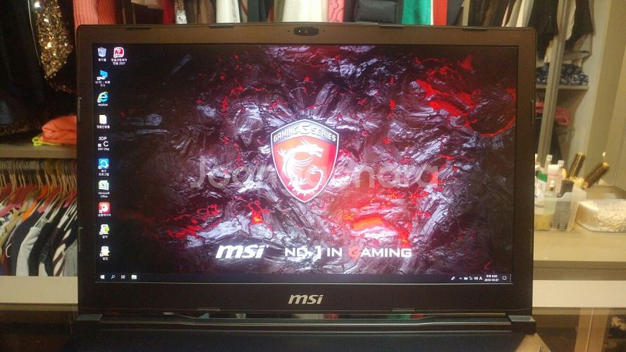 MSI GE63VR 7RE 소장용 게이밍 노트북/램32--2