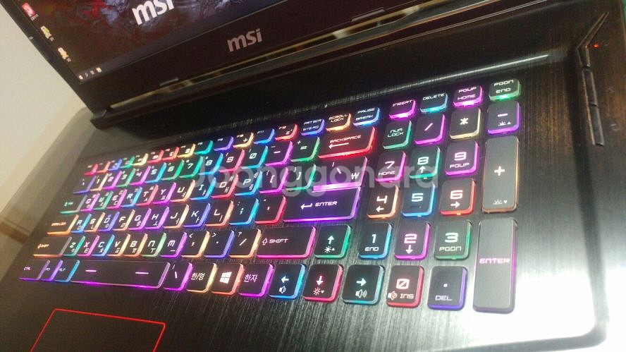 MSI GE63VR 7RE 소장용 게이밍 노트북/램32--1