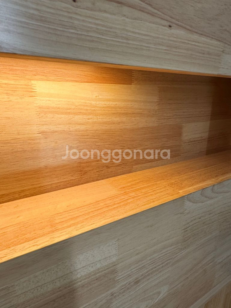 보루네오 4단 led 수납 침대 프레임--1