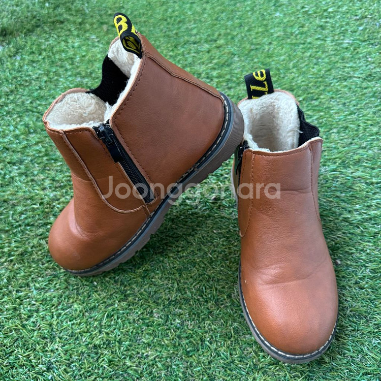 유아 아동 첼시 털안감 부츠--0