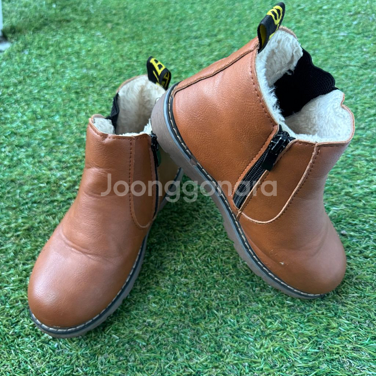 유아 아동 첼시 털안감 부츠--1