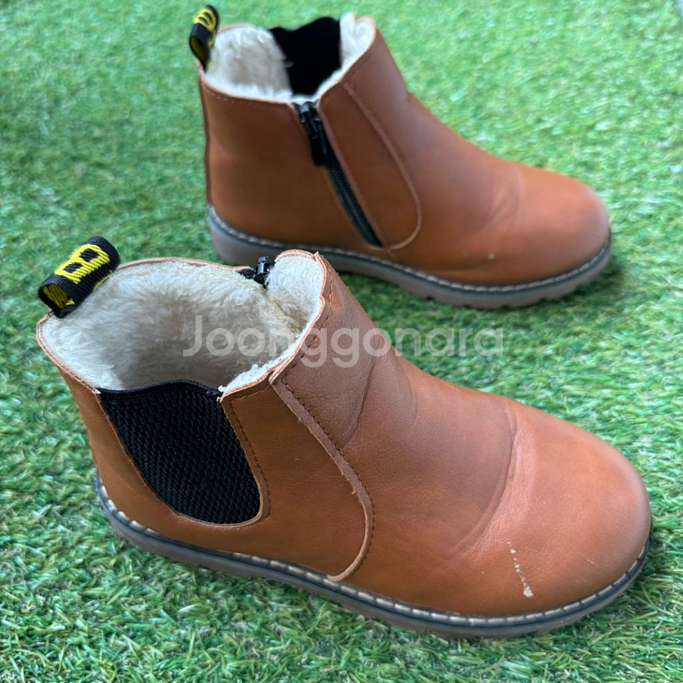유아 아동 첼시 털안감 부츠--6