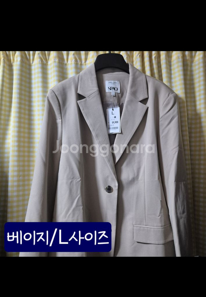 새상품) 스파오 베이직 일자핏 자켓--2