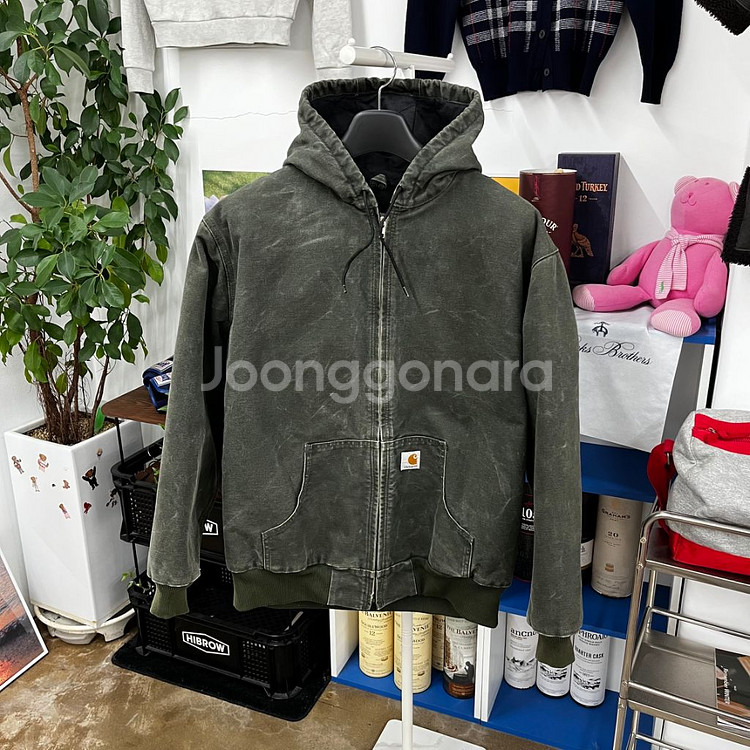 칼하트 wj130 모스그린 액티브 자켓 XL--0