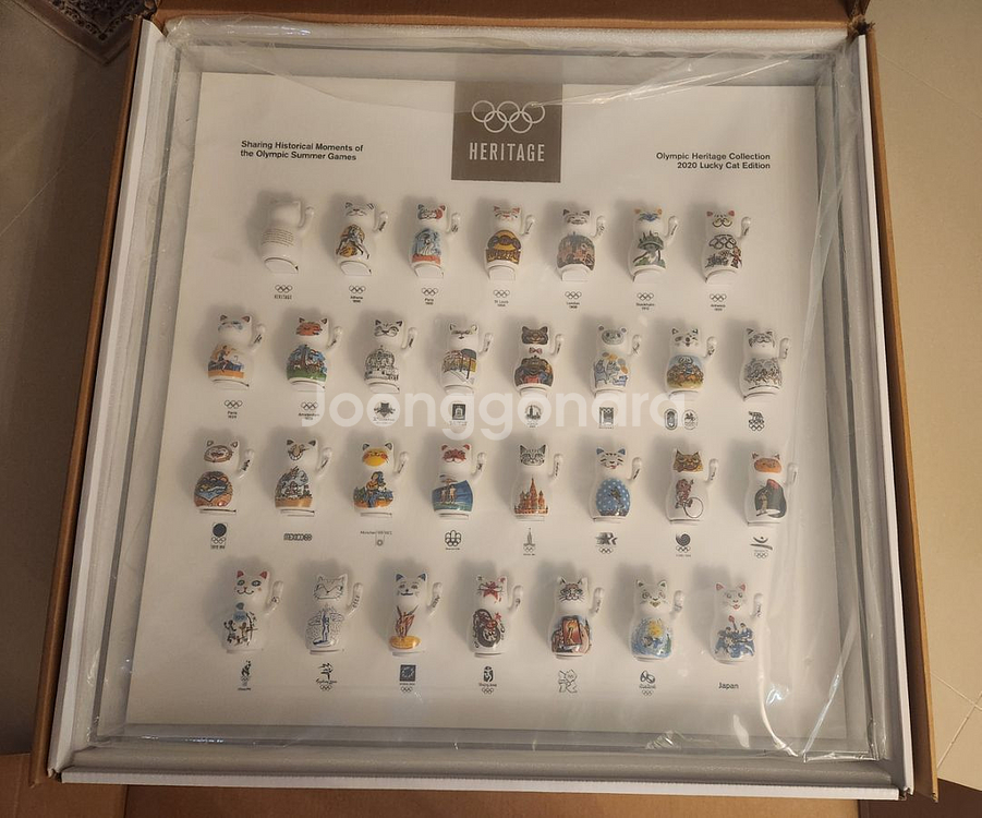 올림픽 공식굿즈 2020 럭키캣 에디션 화이트--0