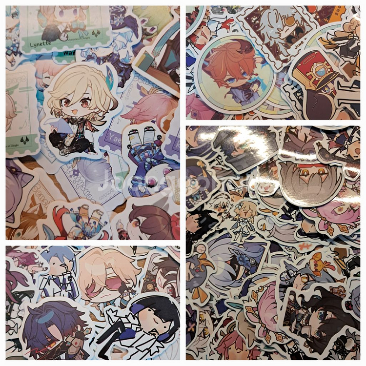 원신 붕괴 스타레일 랜덤 스티커 처분--0