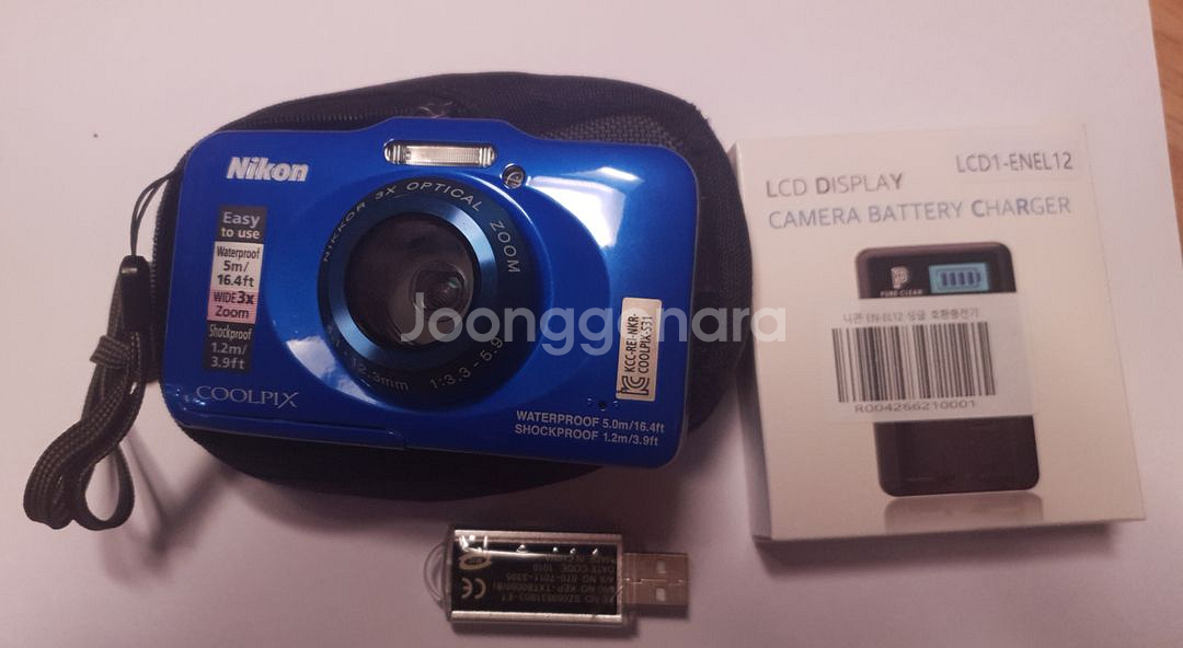 니콘 COOLPIX S31 방수 디지털 카메라--2