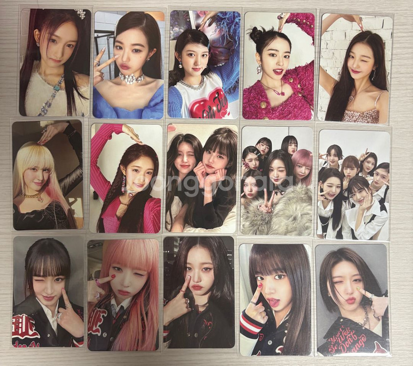 아이브 포카 일괄로 팔아요--4