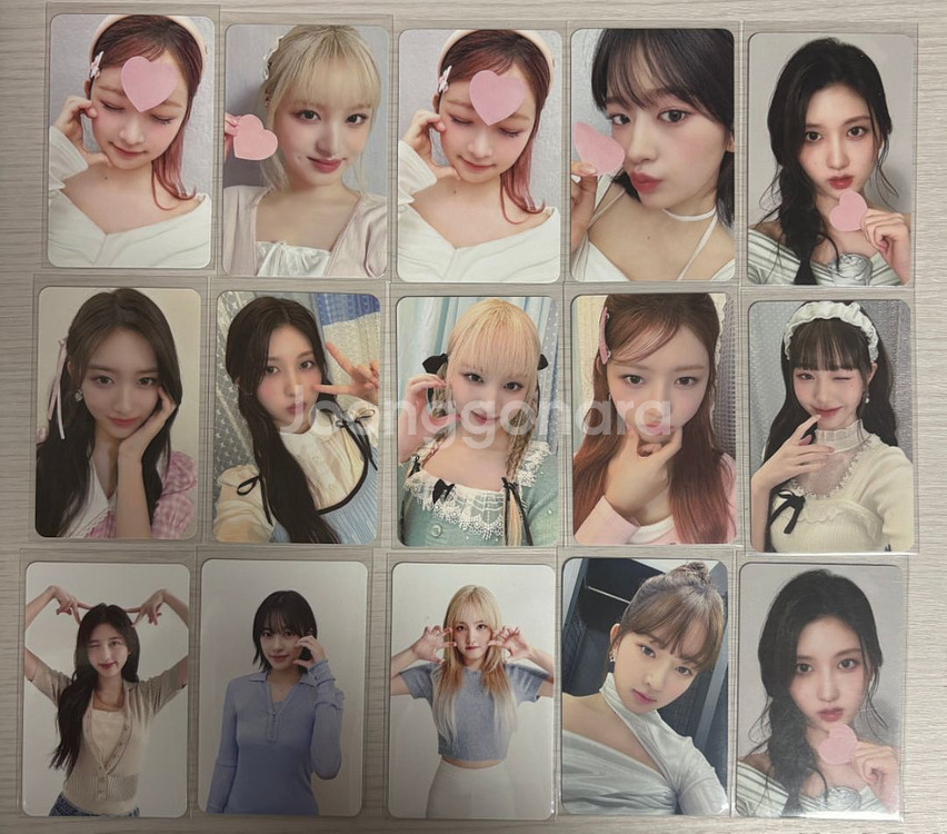 아이브 포카 일괄로 팔아요--7