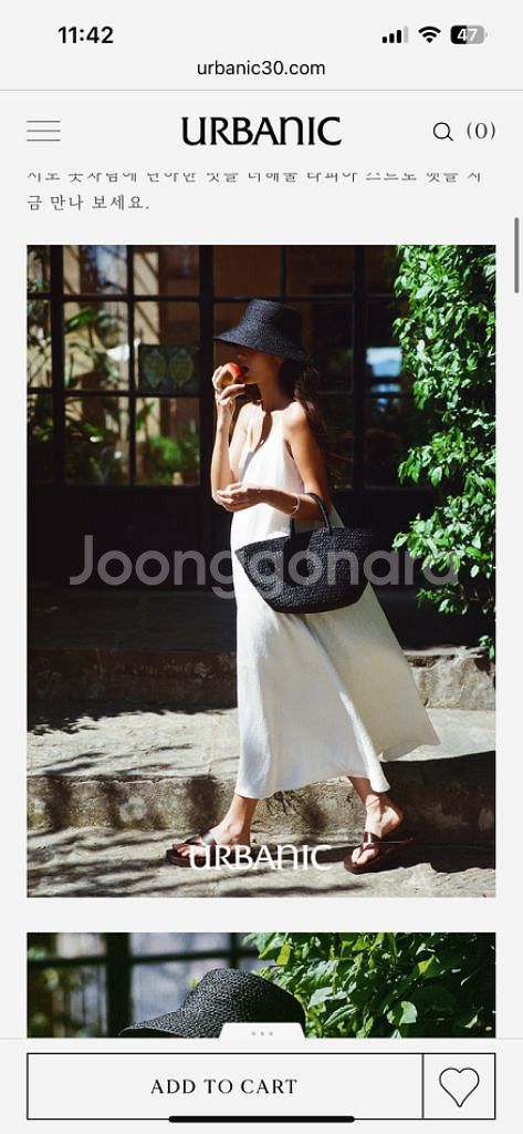 얼바닉30 Raffia straw hat--2