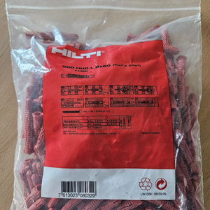 힐티(HILTI) 플라스틱 앵커 8×60mm 판매합니다
