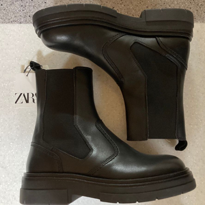 [265]zara 자라 소가죽 첼시부츠