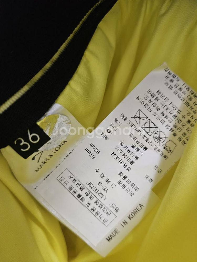마크앤로나 정품 67싸이즈골프스커트 새옷 선물가능--3