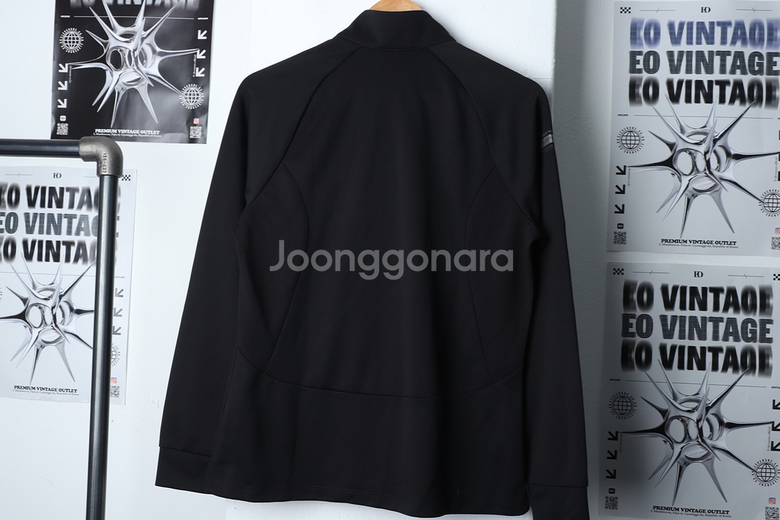 W(XL) 카파 집업 바람막이 점퍼자켓 블랙 올드스쿨--6