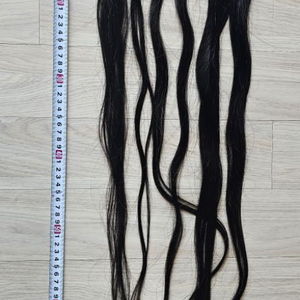 머리카락 인모 붙임머리70cm