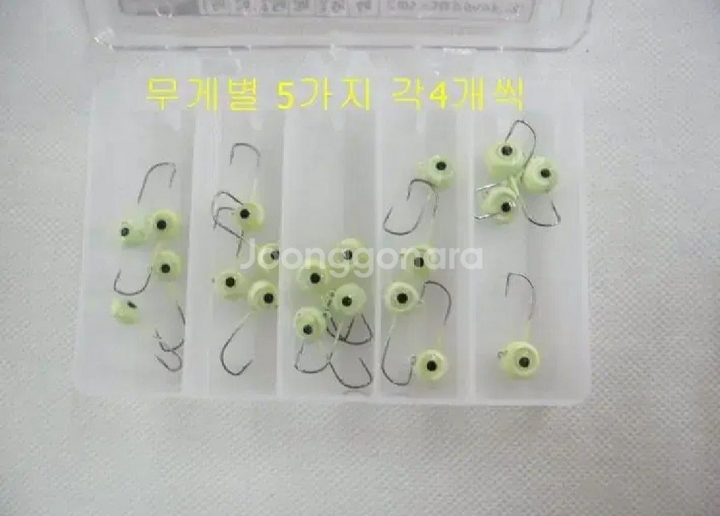 볼락 지그헤드,웜 소품세트--2