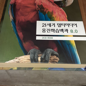21세기 멀티미디어 웅진학습백과 8.0 DVD 새상품