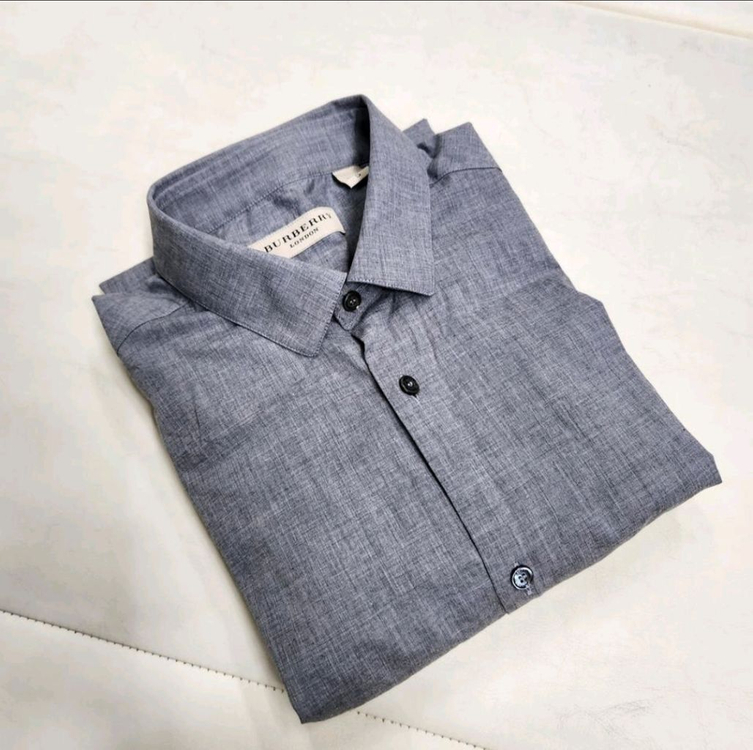 정품 버버리 남성 슬림 셔츠 남방 S (90~95)--1