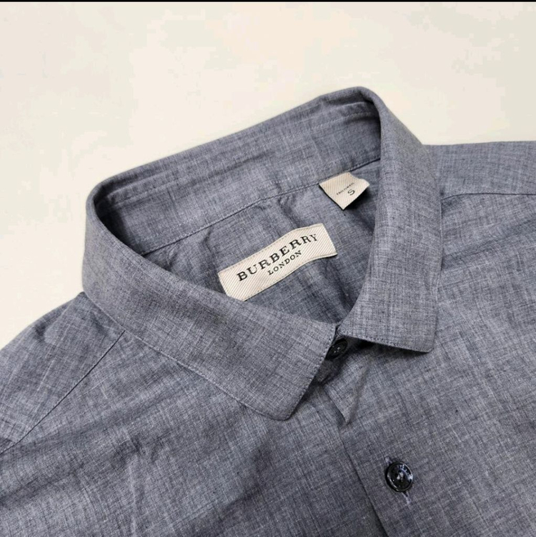 정품 버버리 남성 슬림 셔츠 남방 S (90~95)--4