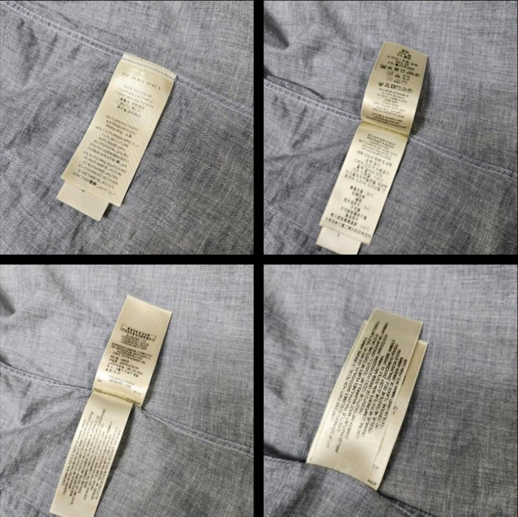 정품 버버리 남성 슬림 셔츠 남방 S (90~95)--9