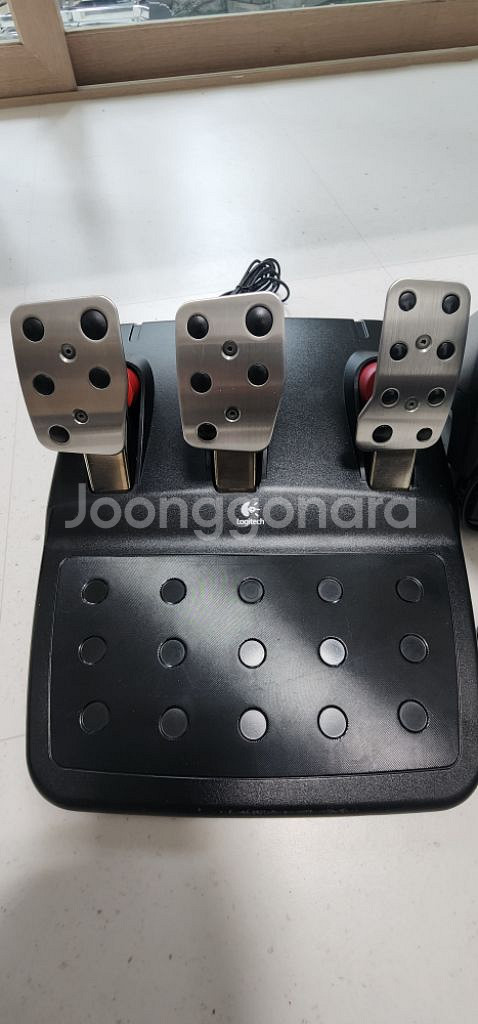 로지텍 G27 레이싱휠+쉬프터--3