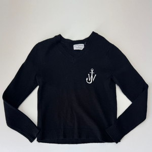 여성 JW앤더슨 x topshop 브이넥 니트
