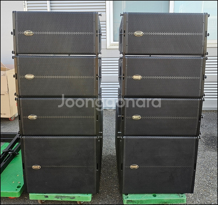 중고 라인어레이 스피커 (탑6+서브2+범퍼)--0