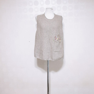 베이지조끼77/여성조끼77/니트조끼77/니트77