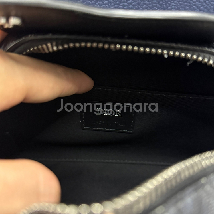 디올 CD다이아몬드 패브릭 토일레트리 클러치백--7