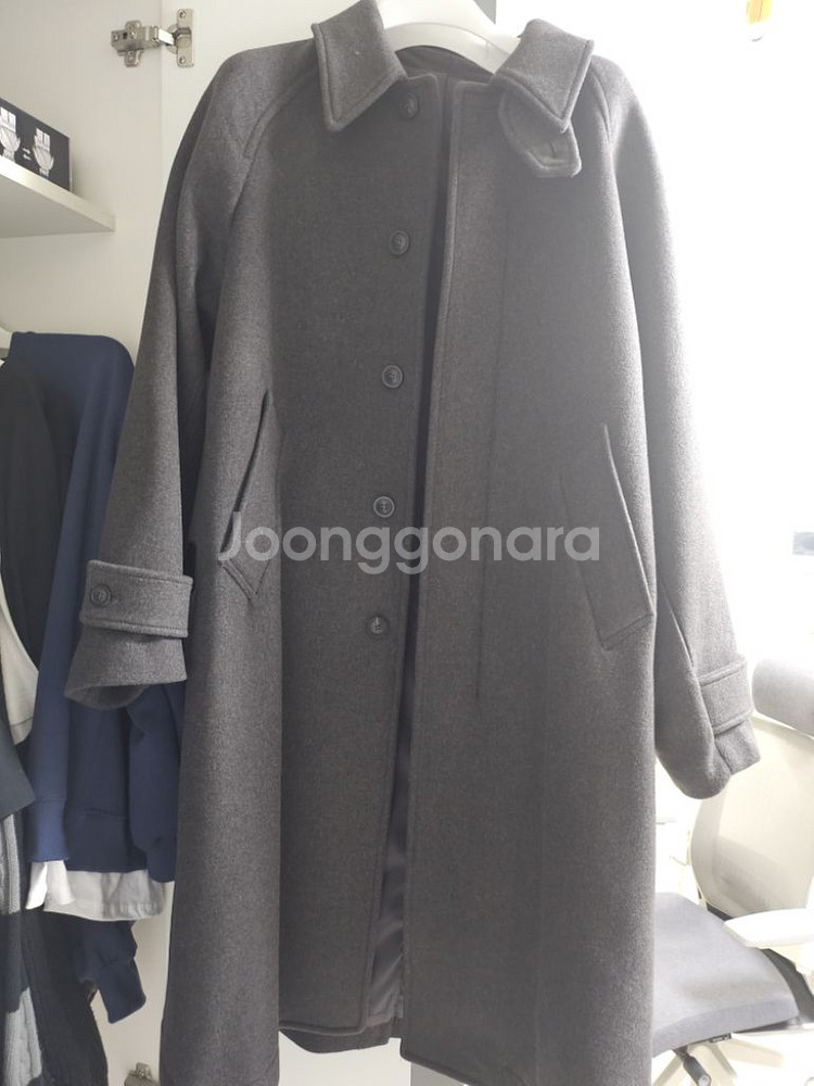 쿠어 벨란디 캐시미어 블렌드 발마칸 코트(신더그레이)L--0