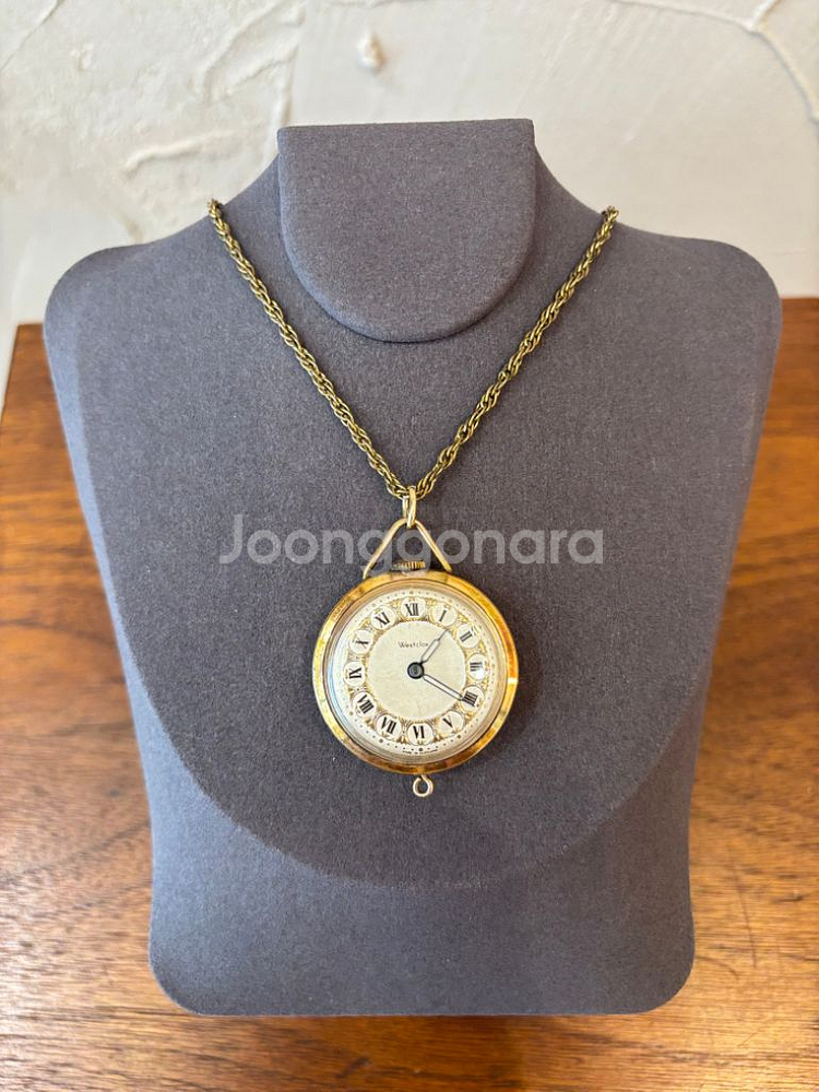 Westclox 빈티지 펜던트 기계식 시계--1