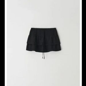 샵리즈 보나 캉캉 스커트 블랙