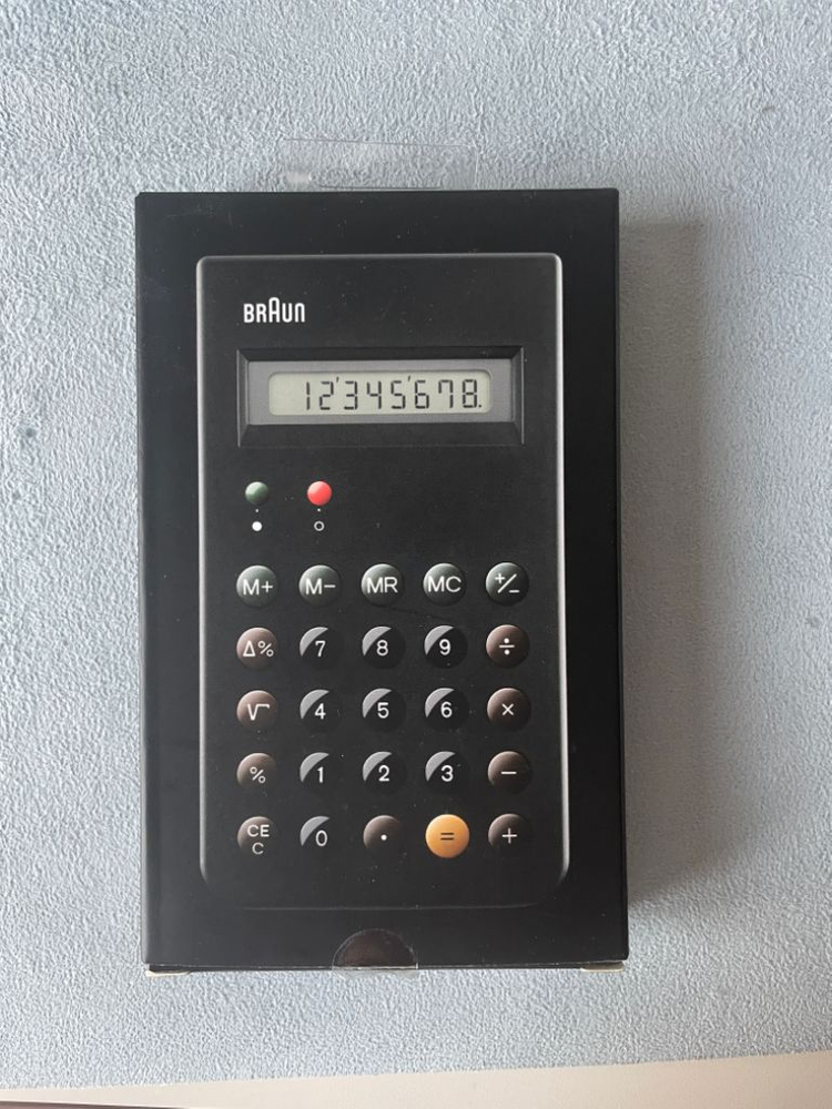 브라운 braun 계산기 bne001bk--0