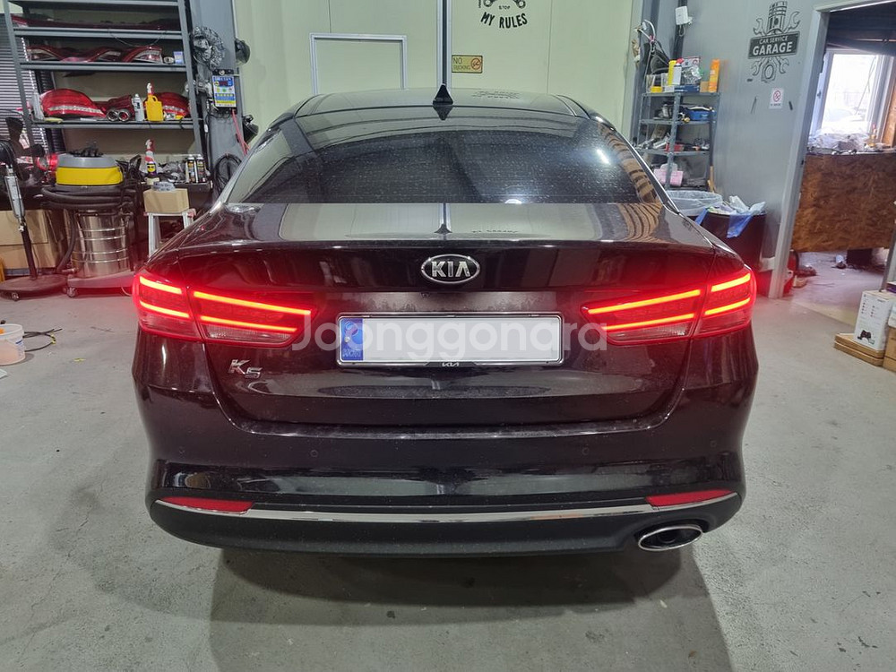올뉴 K5 SX LED 테일램프 블랙베젤 후미등 세트--0