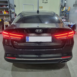 올뉴 K5 SX LED 테일램프 블랙베젤 후미등 세트