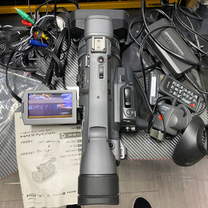소니캠코더HDR-FX7 카메라 올드카기능이상무구성품배터