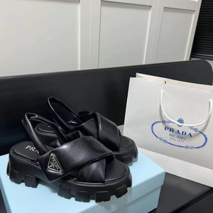 프라다 PRADA 가죽 샌들 (남녀공용 새제품)